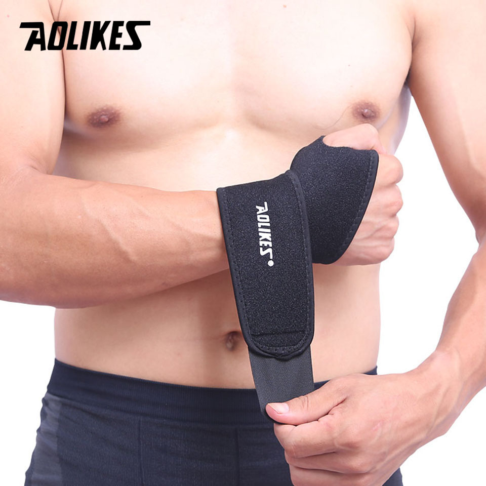 AOLIKES 1 PC szyna nadgarstka  – Wrist Wraps Weightlifting Support recenzja i cena