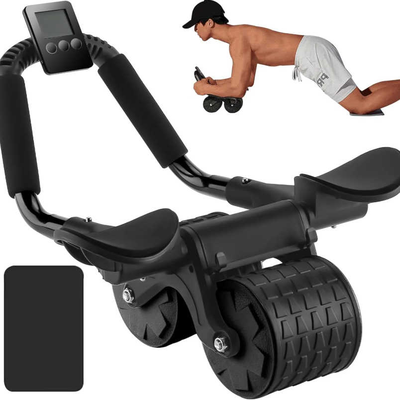 Automatyczny wałek do ćwiczeń  – Ab Roller Wheel With Elbow Support recenzja i cena