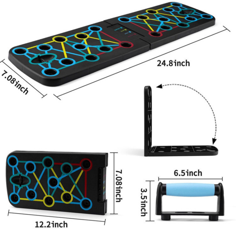 Zestaw do ćwiczeń w pozycji le – Push Up Board Foldable Multi Function recenzja i cena